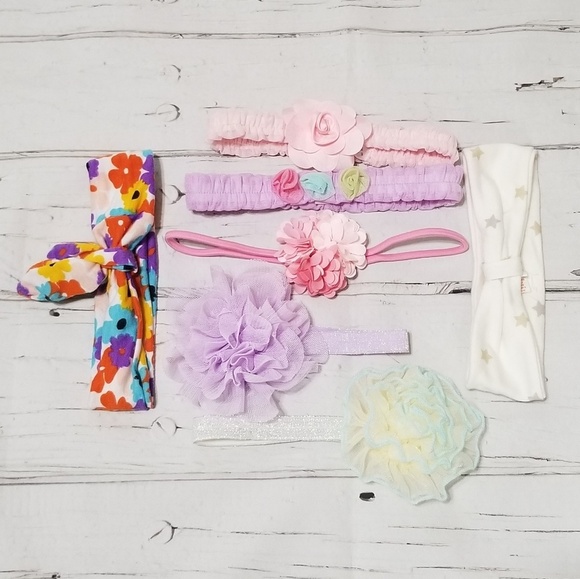 Girl's Baby Headband Bows Lot/Bundle - Picture 1 of 7